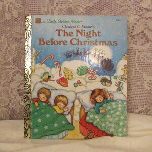 Little Golden Book The Night Before Christmas Book Vintage